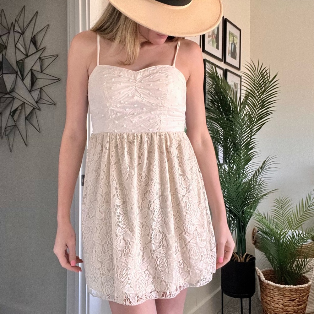 American Eagle Lace Strap Dress - Picture 2 of 13